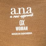 a.n.a. a New Approach Tank Top Women's Size 0X Wide Strap Royal Brown NEW Photo 1