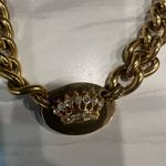 Juicy Couture Vintage  Gold Puffy Necklace choker Photo 1