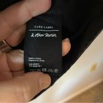 & Other Stories & Other Stories Puff-Sleeve Button Detail Denim Mini Dress in Washed Black sz 8 Photo 4