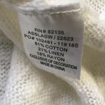 Fresh Produce Swim Cover Women's M/L Sheer White Turquoise Trim Cotton, Linen Photo 8