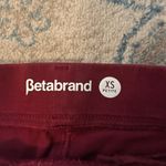 Betabrand Women's Straight Leg Jeans - Burgundy Photo 2