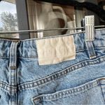 GRLFRND  Eliana High Rise Cut Off shorts denim light wash jeans newport distress Photo 6