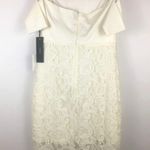 Lulus New With Tags Lulu’s Ivory Off The Shoulder Lace Dress Size Small Photo 3
