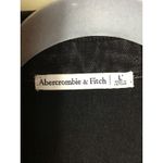 Abercrombie & Fitch Denim Button Down Barrel Sleeve Mini Dress Sz. Lrg Black Photo 8