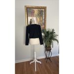 Old Navy Women’s Cropped Long Sleeve Rashgard Swim Top Size XL Black UPF 50 Photo 2