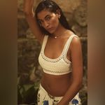 Beach Riot NWT Elliot Crochet White Bikini Set L Photo 4