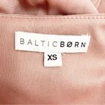 Baltic Born  Kristina Maxi Dress Dusty Rose Pink Chiffon Flutter Sleeve Size XS Photo 9