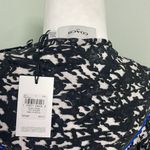 Coach NEW  1941 Black & White Yoke Long Sleeve Dress size 0 Photo 6