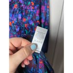 The Pioneer Woman Blue Long Sleeve Boho Floral Flounce Mini Dress Size Small Photo 5