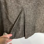 Ann Taylor brown tweed skirt suit set wool blend size 12 8 petite Photo 11