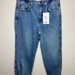 frame denim Frame Women's LLJ576 Chill Size 28 Blue The Lounge Jogger Cropped Jeans NWT Photo 2