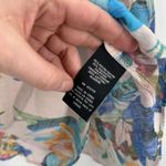 Zac and Rachel Women's Floral Crochet Lace Peasant Top Blouse Multicolor Size XL Photo 5