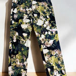 Adrianna Papell Floral Wide-Leg Pants Photo 0