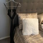 LAST ONE New Black Trendy Front Cut Out Spaghetti Strap Maxi Dress Size M Photo 7