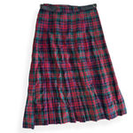 Vintage Richardson’s Tartan Shop Women’s Kilt “MacDonald Clan” Size 26 (Sm/Med) Red Photo 1