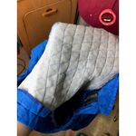 Dress quilted bodice shirtwaist dress blue black sz 6 Photo 6