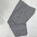 Ann Taylor NWOT  Straight Leg houndstooth Pants 0P Petite size White Black NWOT Photo 5