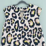 Ann Mashburn  Split-Neck Suri Dress Leopard Jacquard Photo 1