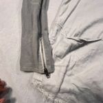 Free People  Women Gray Drippy Linen Asymmetrical Snap Hoodie Jacket Small Photo 4