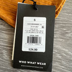 Who Wear What Shirt Womens Small Mustard Yellow Photo 7