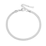 Boutique Silver‎ Anklet, Ankle Snake Chain Anklet | 925 Sterling Silver Photo 1