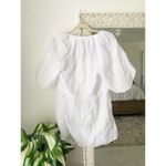 frame denim Frame Eyelet Puff Sleeve Mini Dress Photo 10