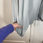 Barefoot Dreams  Malibu Collection Gray Blue‎ Circle Cardigan size medium Photo 2