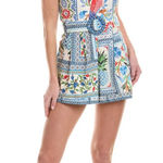 Farm Rio NWT  Tropical Tiles Romper made from 100% cotton. Photo 0