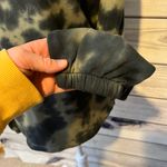 Sanctuary Green & Black Tie Dye Organic Split Neckline Sweatshirt Photo 5