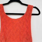 Free People  Orange Sleeveless Textured Mini Dress Womens S Beachy Summer Casual Photo 1