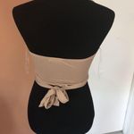 Crop Halter Top Tan Photo 1