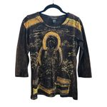 CITRON Y2K Asian Buddha Graphic T Photo 2