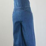 Universal Threads Universal Thread Blue Bow Classic Cross back Feminine Wide-Leg Denim Overalls 0 Photo 7