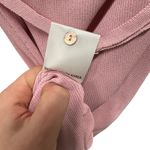 New Aya Muse Edo Halterneck Draped Maxi Dress S Light Pink Photo 9