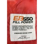 Eddie Bauer Beige Gray Women Insulated Goose Down Fur Collar YUKON EB550 Vest XL Photo 8