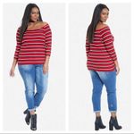 Fashion to figure stripe sweater Photo 2