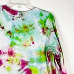 Vans Size XL Top Watermelon Van Tie Dye Handmade Pink Green Long Sleeve 1466 Photo 9