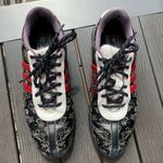 Adidas Traxion Fitfoam Womens 6.5 Golf Shoes White/Black/Red Floral Embroidered Photo 4