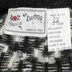 Maglia Donna Cardigan 2X Black White Animal Print Angora Wool Italy Sweater Size undefined Photo 5