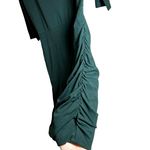 Synergy Organic Clothing Womens Cotton Blend Long Sleeve Mini Dress Green Size M Size M Photo 4