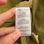 Hutch Anthropologie Vegan Leather Blazer In Green Size Medium Photo 3