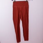 Everlane Women's ReNew High Waisted Ankle Crop Athletic Leggings Pants Orange M Photo 0