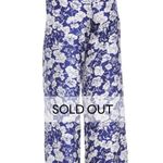 Calypso St. Barth  Silk Pants Drawstring Tassel Boho Floral Size XS Photo 2