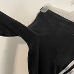 PINK - Victoria's Secret PINK VS VICTORIA'S SECRET Black White Double Side Stripe Tape Spellout Leggings Photo 5