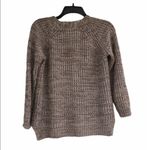 None Tan size medium knit sweater cardigan; button down Photo 5