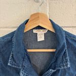 Vintage Cherokee denim vest with ruffle details Blue Size M Photo 1