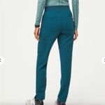 FIGS Womens New  High Waisted Yola W Yoga Scrub Pants Caribbean Blue 5XLR Photo 2