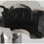 Pandora Authentic  Ribbed Clip Sterling Silver Bead Charm Photo 2