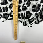 INC Cardigan Women 1X Sequin Leopard Print Stretch Glam Y2K Maximalist Party Black Photo 2