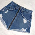 Womens CARMAR LF Beatrice Denim Mini Skirt size 25! Blue Photo 2